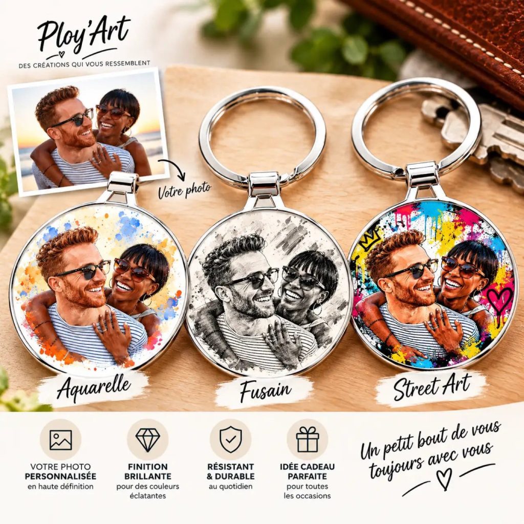 Nouvelles clés, nouvelle maison : le porte-clé photo personnalisé