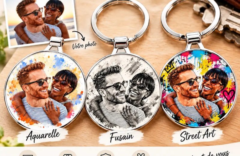 Nouvelles clés, nouvelle maison : le porte-clé photo personnalisé